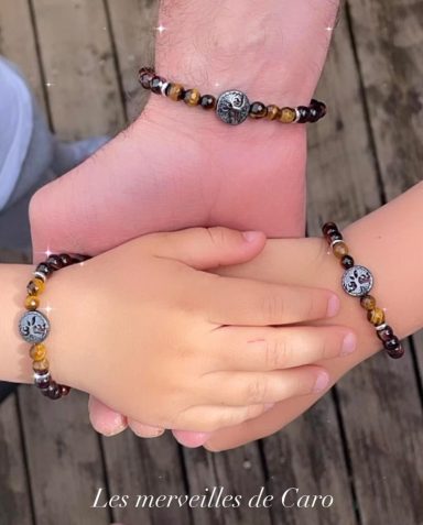 Trio de Bracelet père et enfants